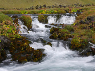 Wasserfall im Süden von Island