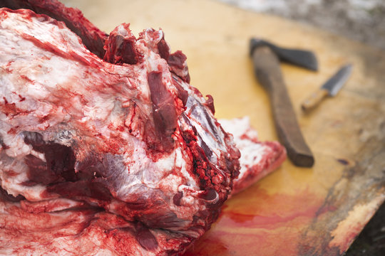 fresh raw pork