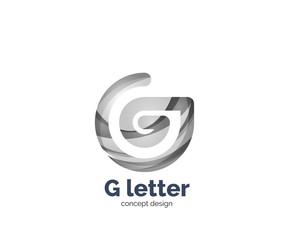 Fototapeta premium G letter logo icon