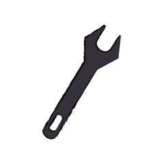 drawing wrench repair tool symbol icon vector illustration eps 10