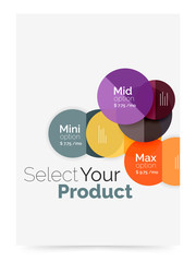 Circle abstract background