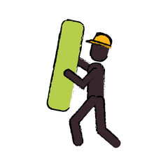 construction man element work drawing vector illustration eps 10