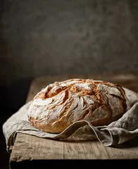Gordijnen vers gebakken brood © Mara Zemgaliete