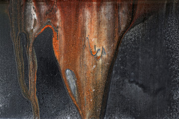 Rusted corroded surface.  Abstract textured metal background  -