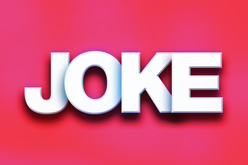 Joke Concept Colorful Word Art