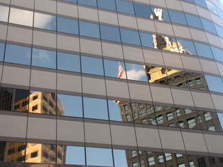 City reflection