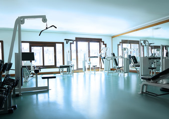 Fitness club interior