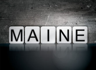 Maine Tiled Letters Concept and Theme