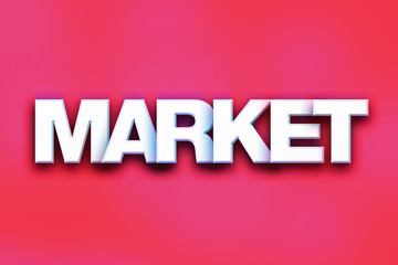 Market Concept Colorful Word Art