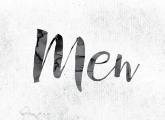 Men Concept Painted in Ink