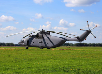 Military transport helicopter