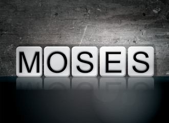 Moses Tiled Letters Concept and Theme