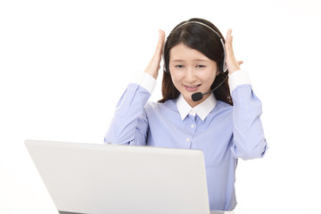 苦悩するオペレーター