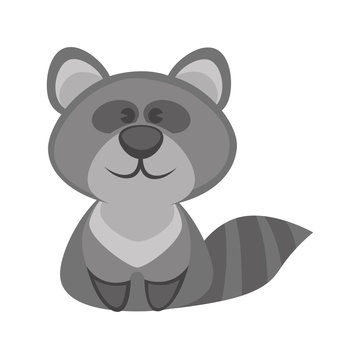 badger funny cartoon character. Cute icon
