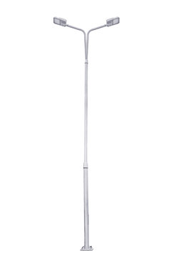 Street light pole isolated.