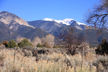 Fototapeta na wymiar wild landscape near Taos