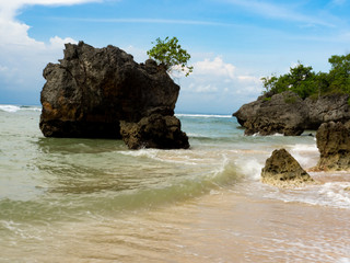 Stones on the beach, Bali