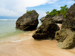 Stones on the beach, Bali