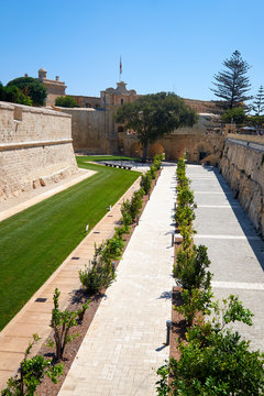 De Redin Bastion – a part of the fortifications of Mdina, Malta