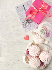 Gifts and cards for Valentine's day.