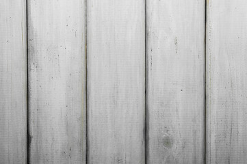 White wooden background texture - vertical boards