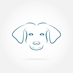 Vector image of an dog