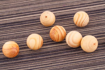 Wooden balls