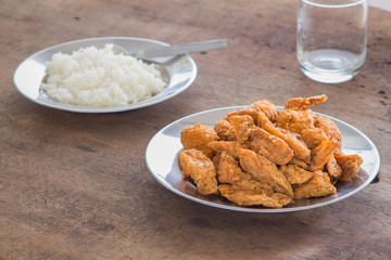 shrimp-rolled on plate