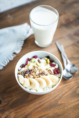 Useful baking: cottage cheese and muesli