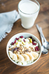 Useful baking: cottage cheese and muesli