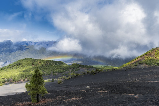 La palma landscape rainbow