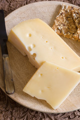 Jarlsberg a Norwegian cheese similar to Swiss Emmental