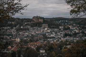 Fototapeta premium View of Marburg, Germany