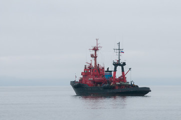 Coast guard, salvage and rescue ship
