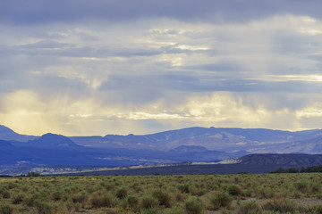 Beautiful clouds over Death Valley National Park