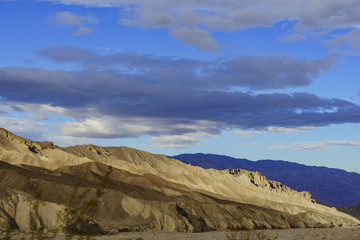 Beautiful clouds over Death Valley National Park
