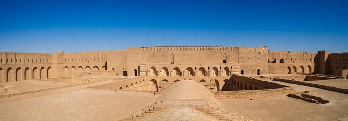 Roof View of Al-Ukhaidir Fortress near Karbala, Iraq - 128338876