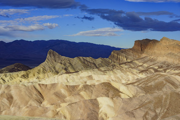 Beautiful view from Zabriskie Point