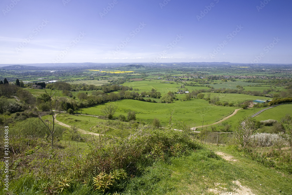 Wall mural cotswold view UK