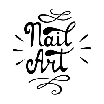 Nail art. Vector illustration