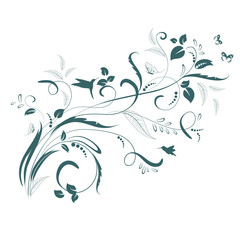 floral ornament for your design