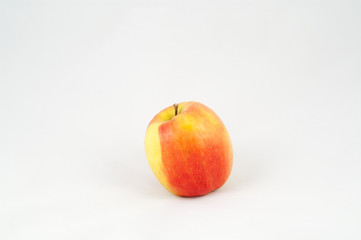 Apple on white background
