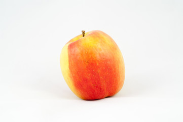 Apple on white background
