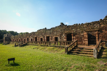 Jesuit ruins of San Ignacio in Argentina