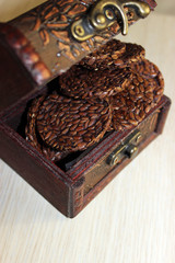 chocolate flax bread