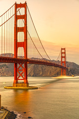 Panele Szklane  Golden Gate, San Francisco, Kalifornia, USA.