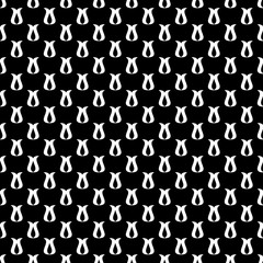 Flower abstract seamless pattern