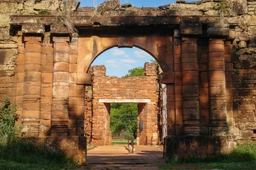 Cercles muraux Rudnes Jesuit ruins of San Ignacio in Argentina