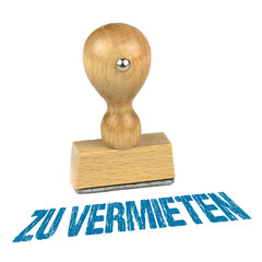Zu vermieten / Stempel