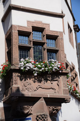 Fototapeta na wymiar Erker in Freiburg